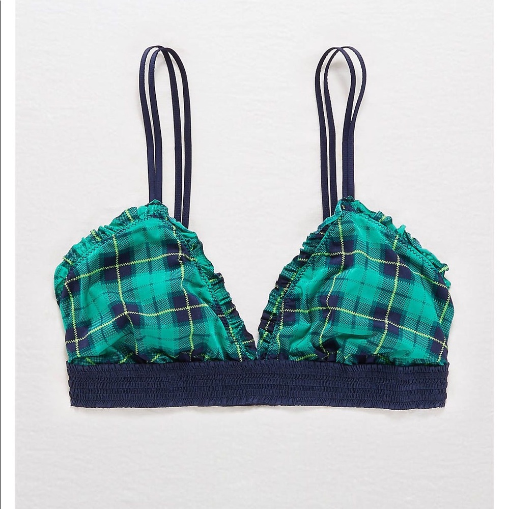 Aerie Shine triangle bralette NWOT